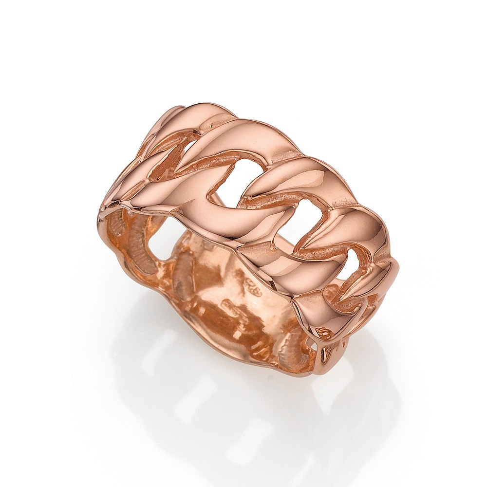 Chain Reaction Rose-Gold Ring