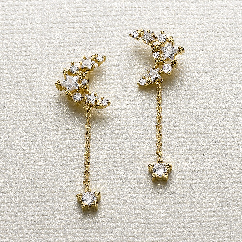 Magical Moonlight Stud Earrings