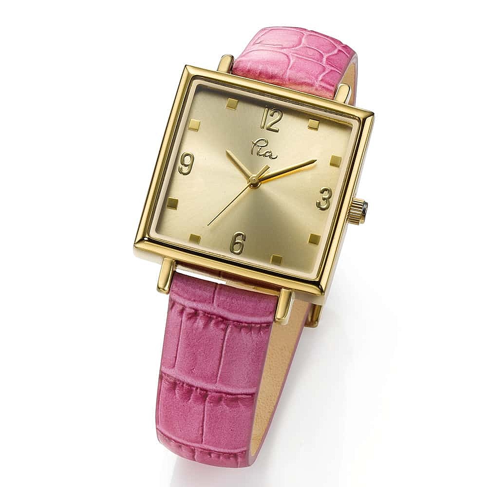 Fuchsia Forever Leather Watch