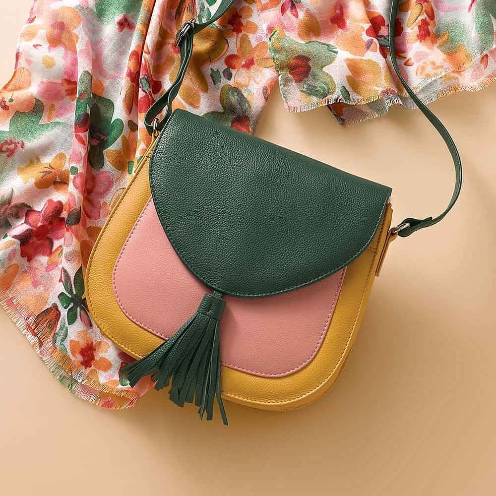 Free Spirit Leather Saddle Bag
