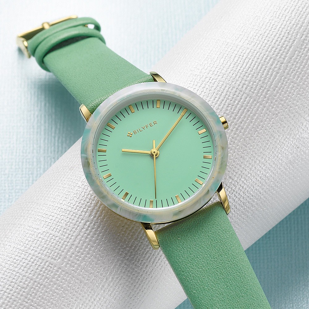Second by Second Spearmint Watch