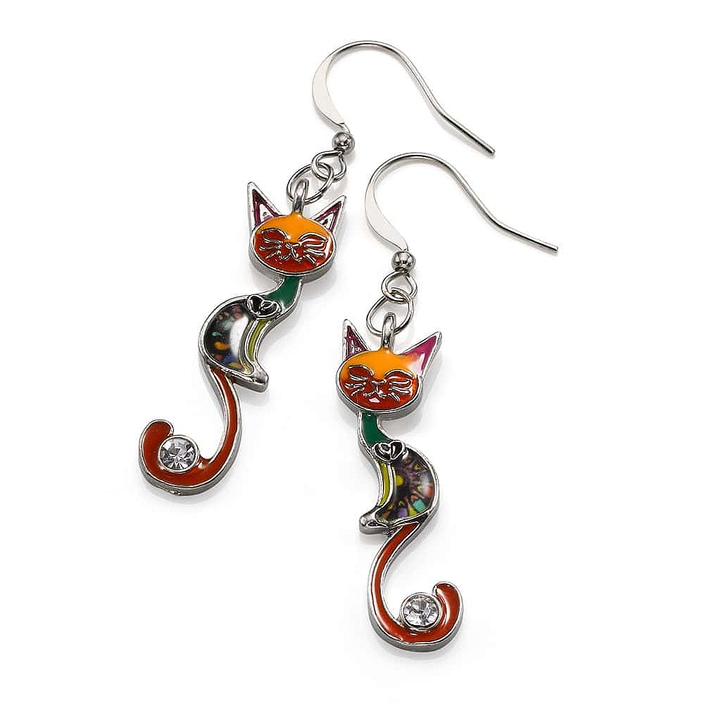 Cat earrings for cats sale