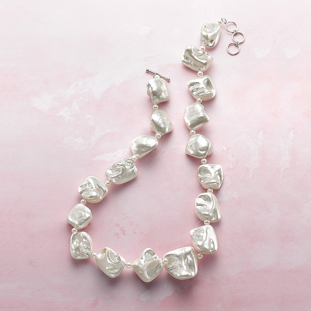 Wealth Within Shell Pearl Necklace