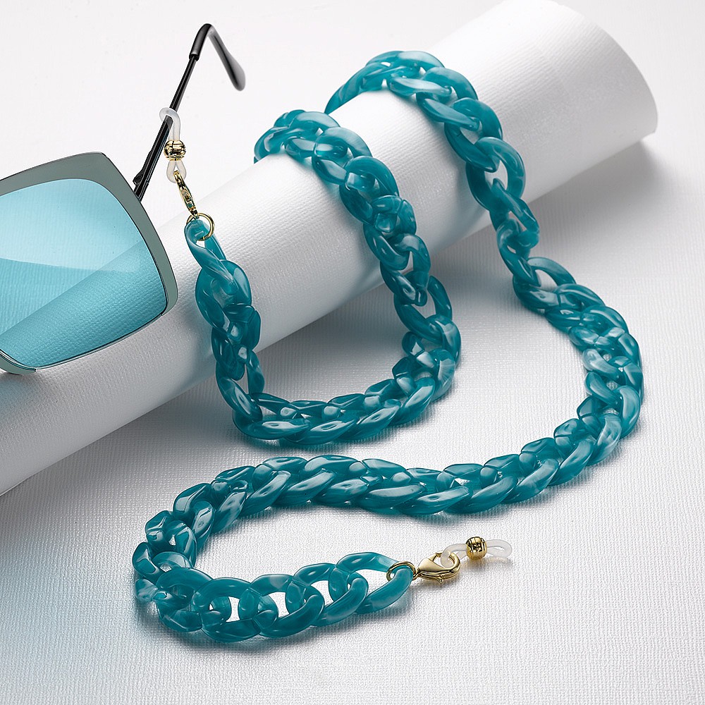 Aqua Outlook Glasses Chain
