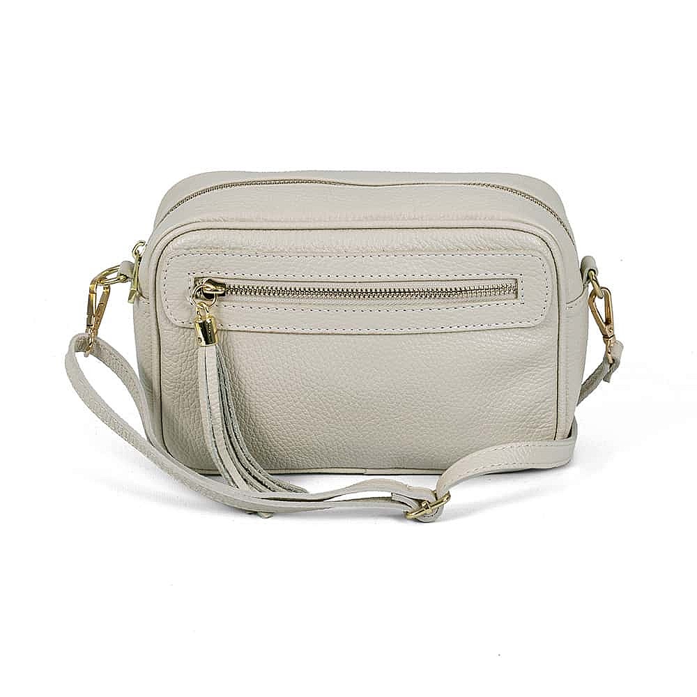 Pure Sands Leather Cross-Body Bag