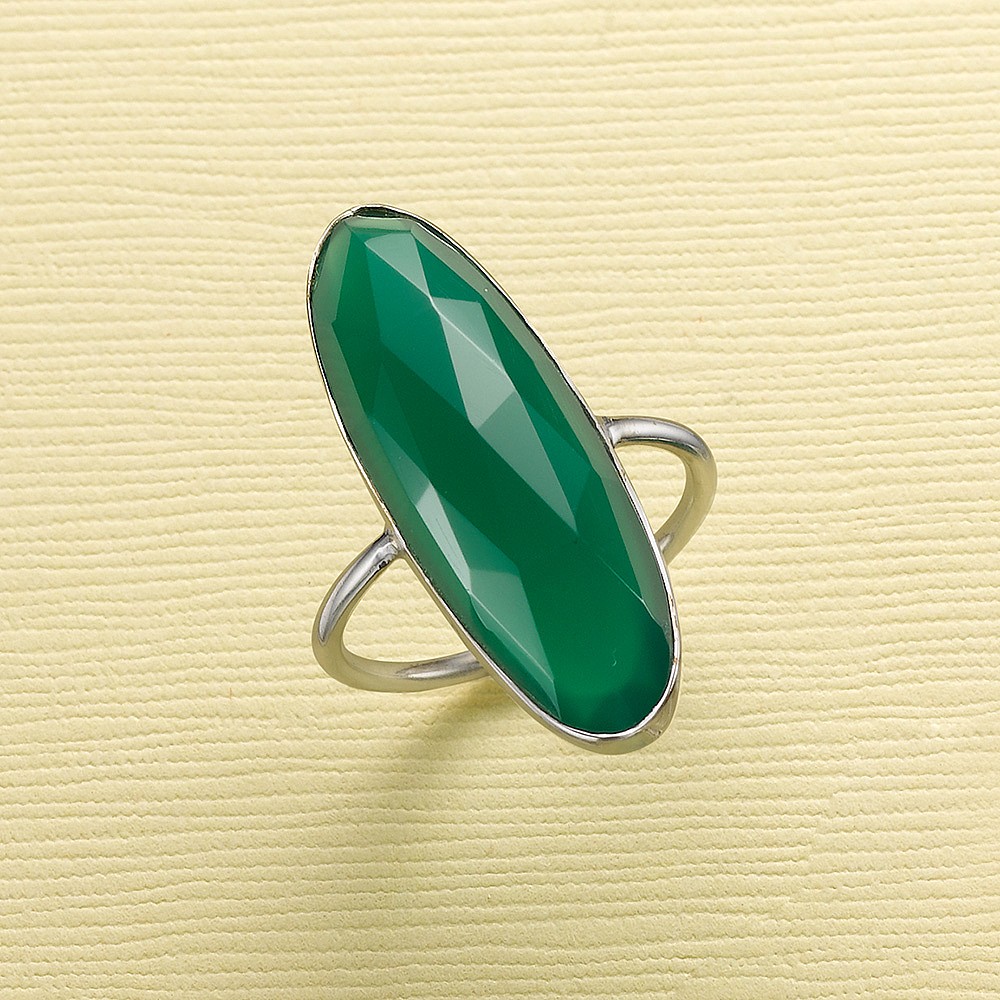From the Heart Green Onyx Ring
