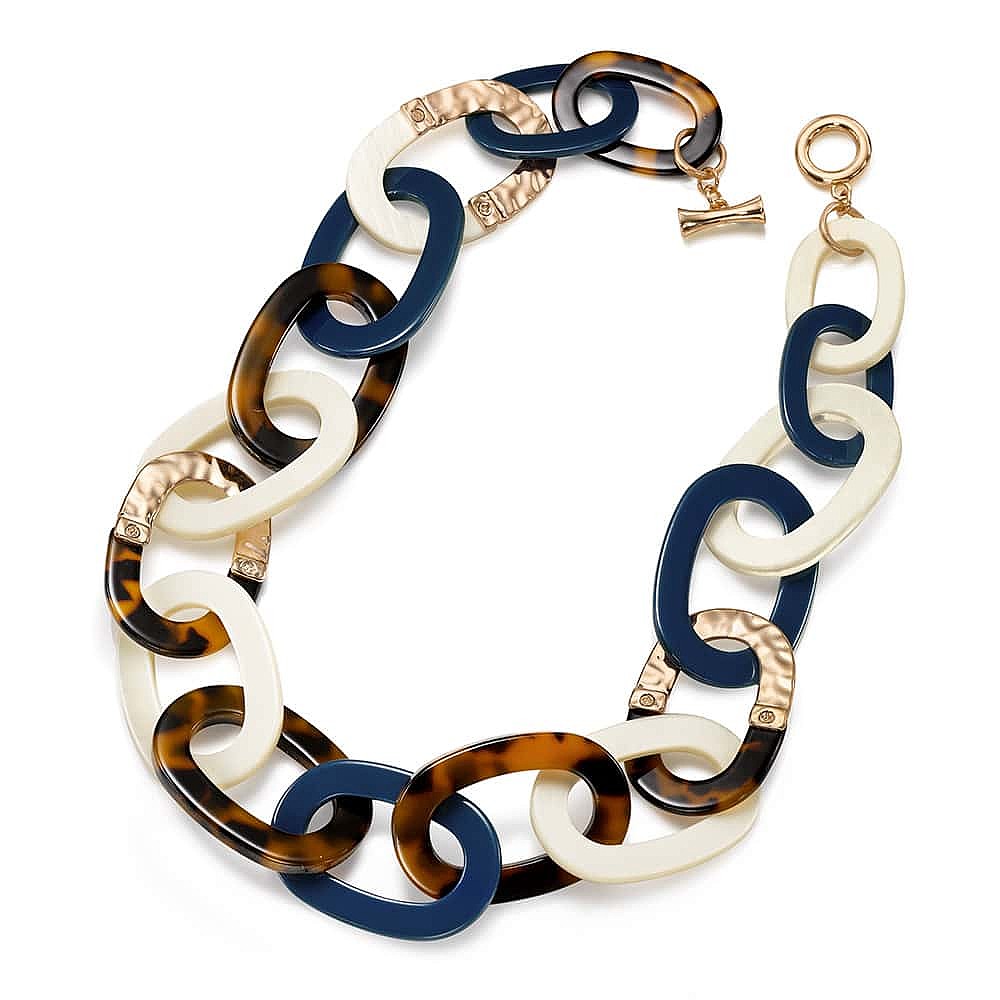 Nuances of Navy Necklace