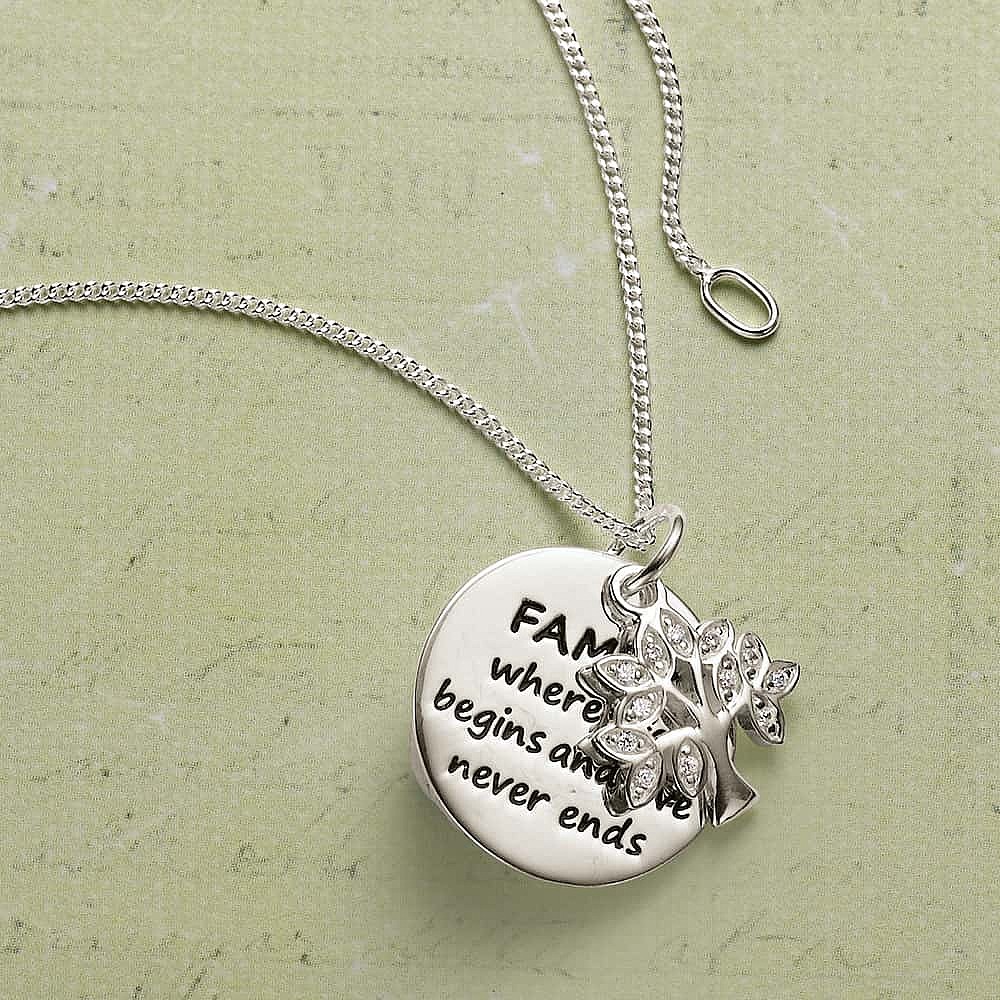 Grow Together Silver Pendant