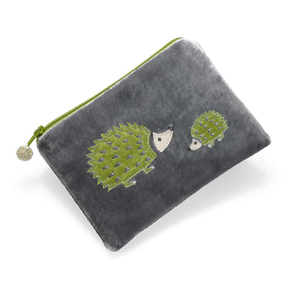 Curious Quills Hedgehog Pouch