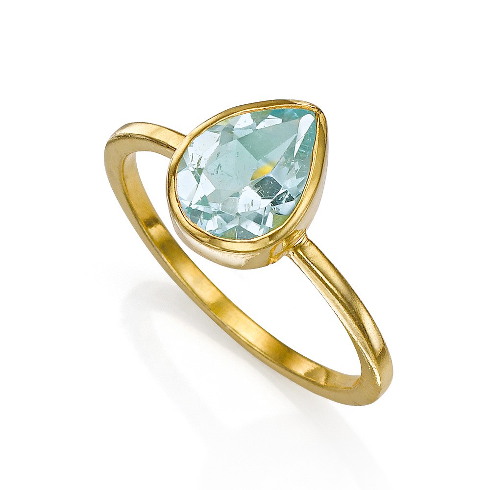 Wise Waters Blue Topaz Ring