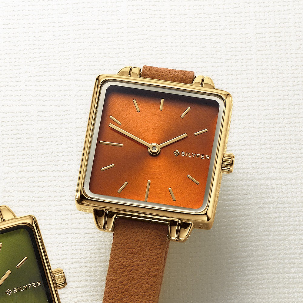 Fair-and-Square Russet Watch