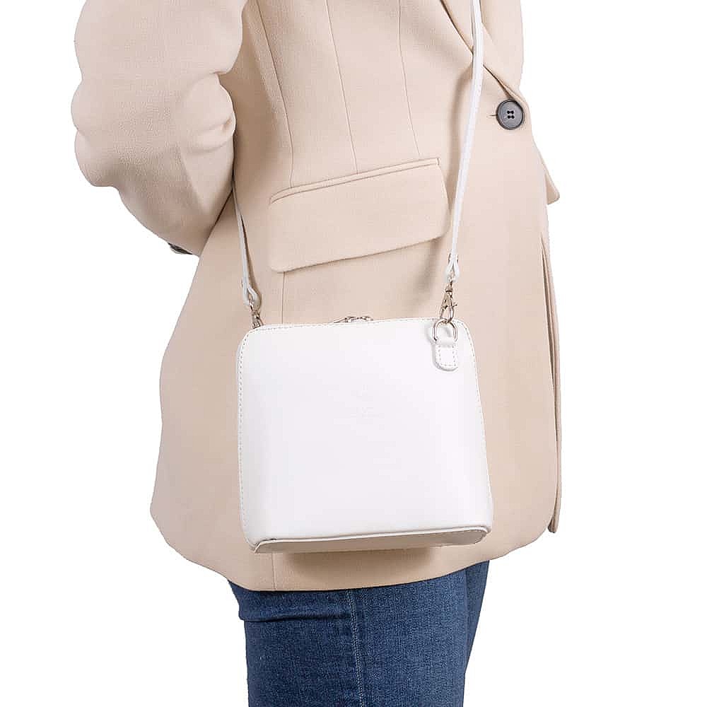 Alabaster Isles Leather Cross-Body Bag