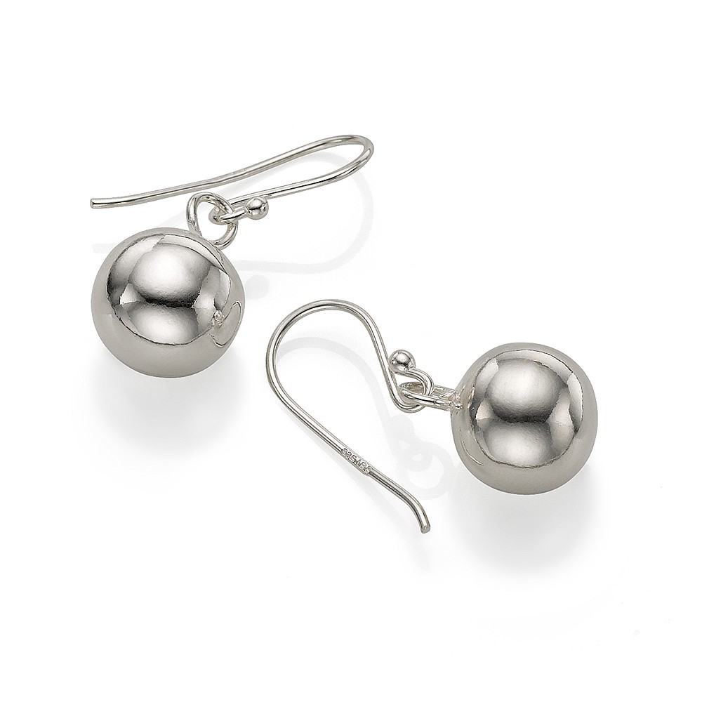 Polished Perfection Silver Earrings