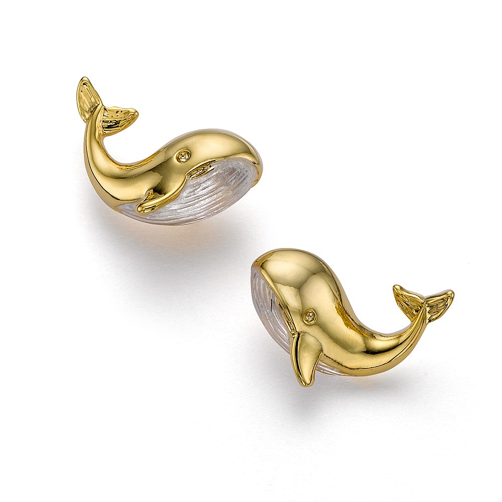 Whale of a Time Stud Earrings