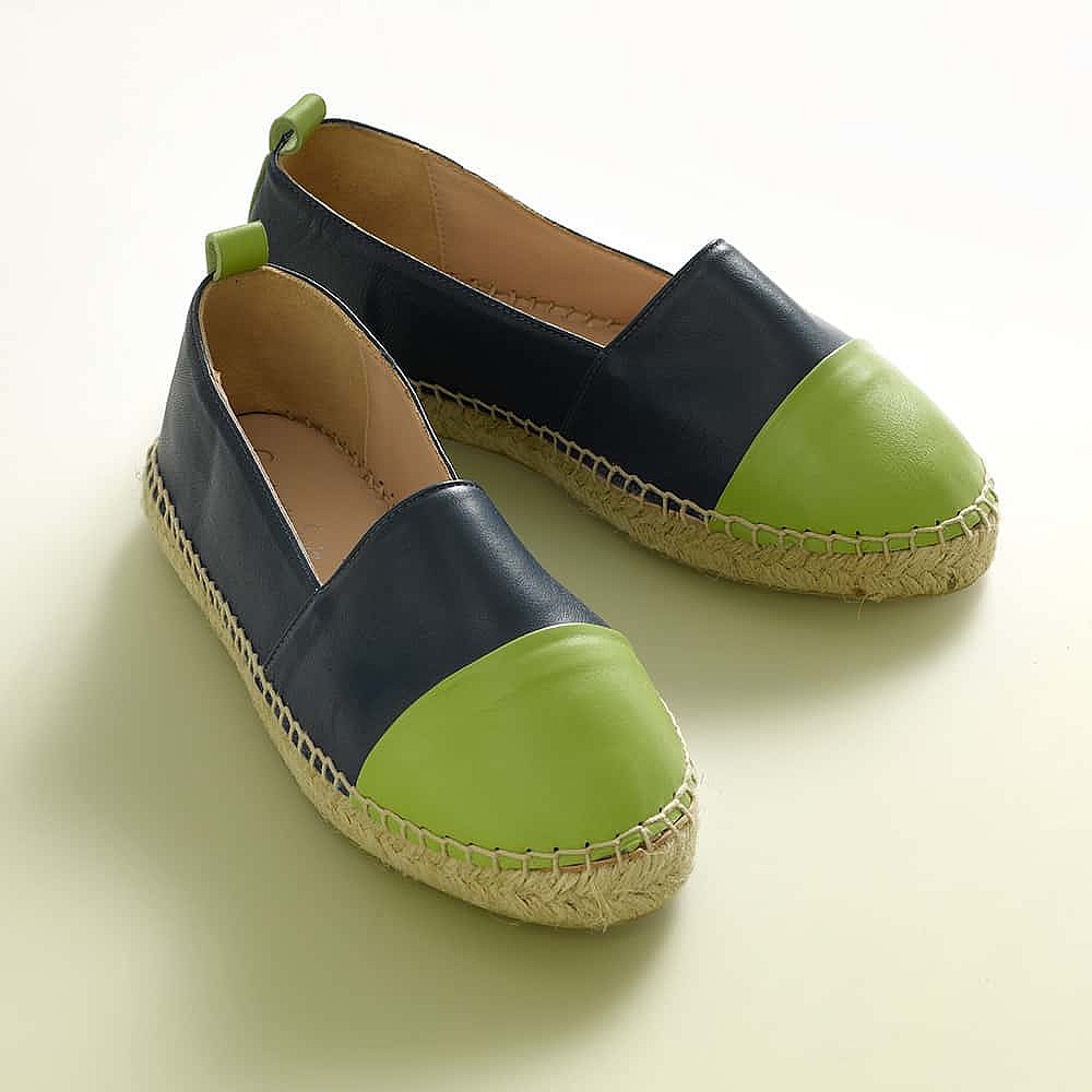 Spring in Your Step Leather Espadrilles