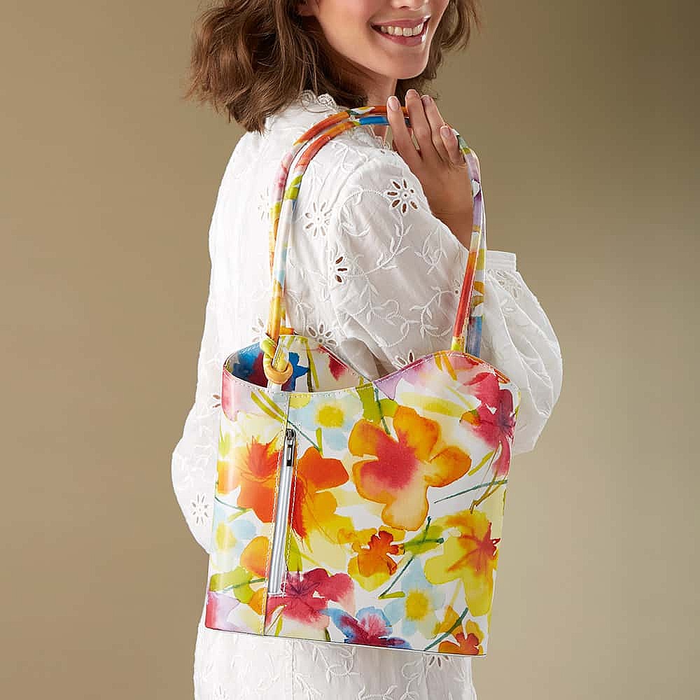 All Abloom Leather Bag