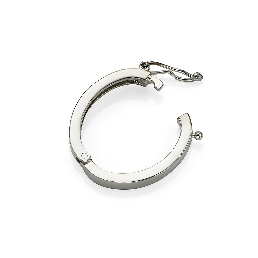 Silver-tone Necklace Shortener Clasp