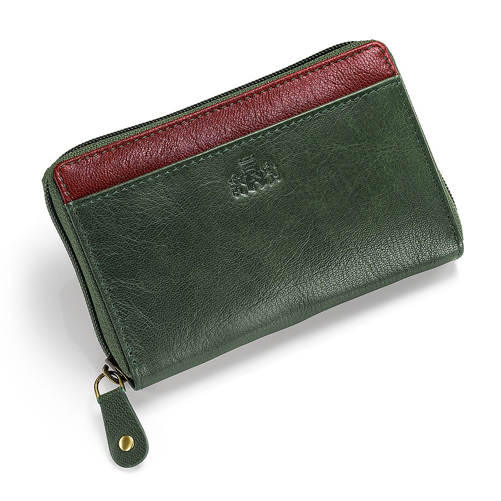 Moss & Berry Leather Purse