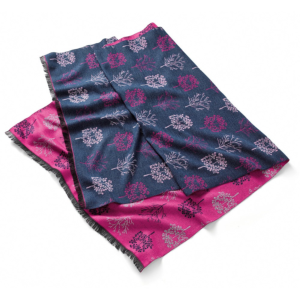 Fuchsia in the Forest Scarf