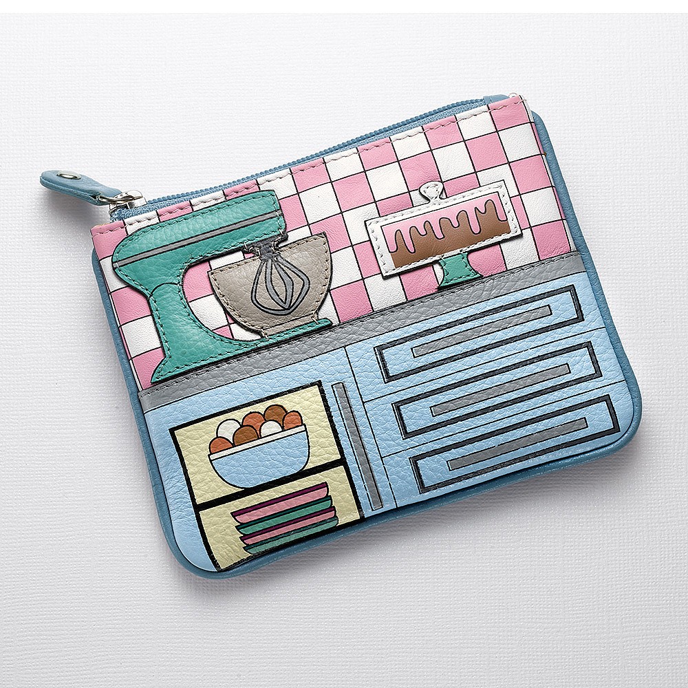 Have Your Cake Leather Coin Purse
