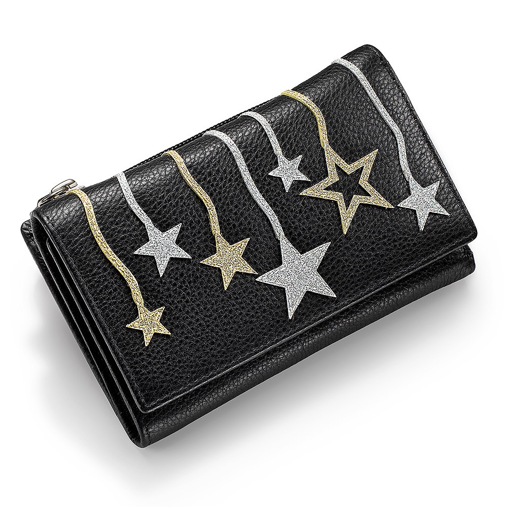 Catch a Falling Star Leather Purse