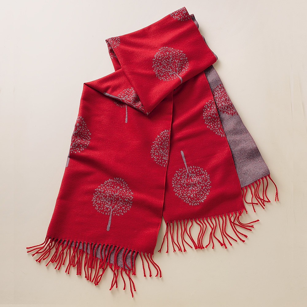 Crimson Grove Scarf