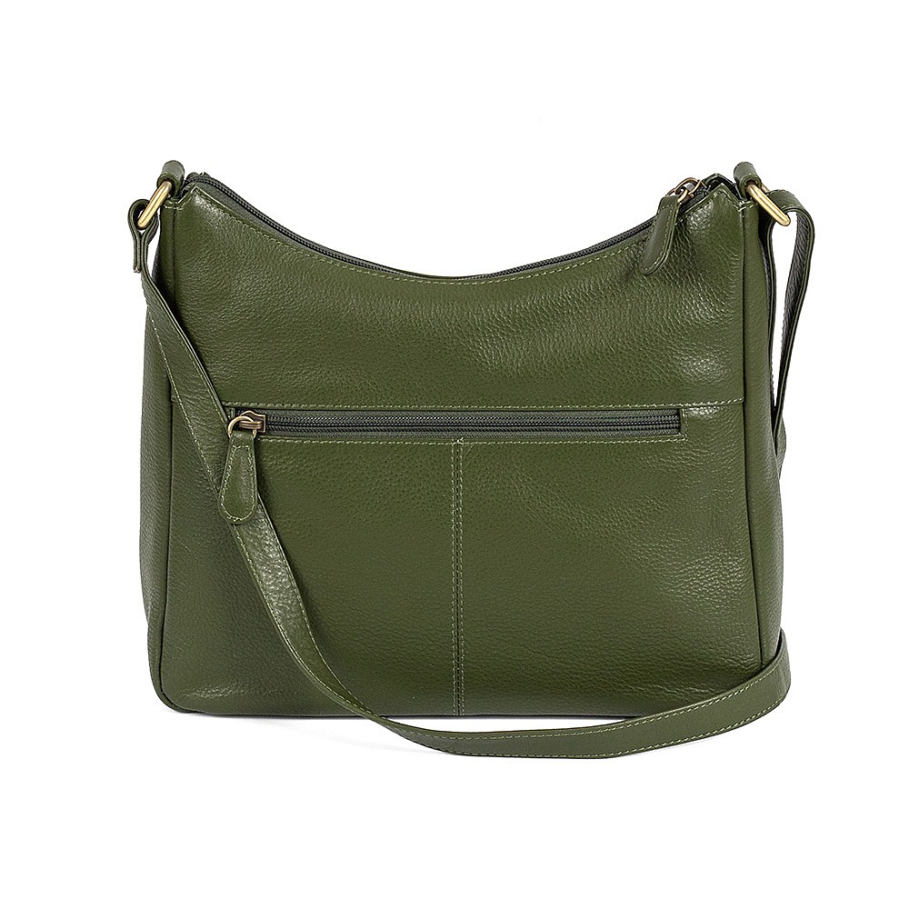 Gifted With Green Leather Bag