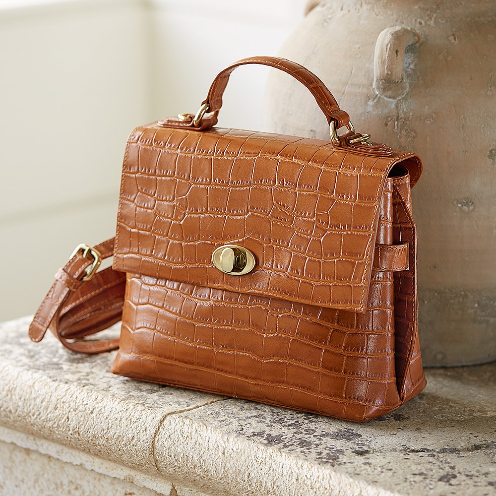 Tuscan Trails Tan Leather Bag