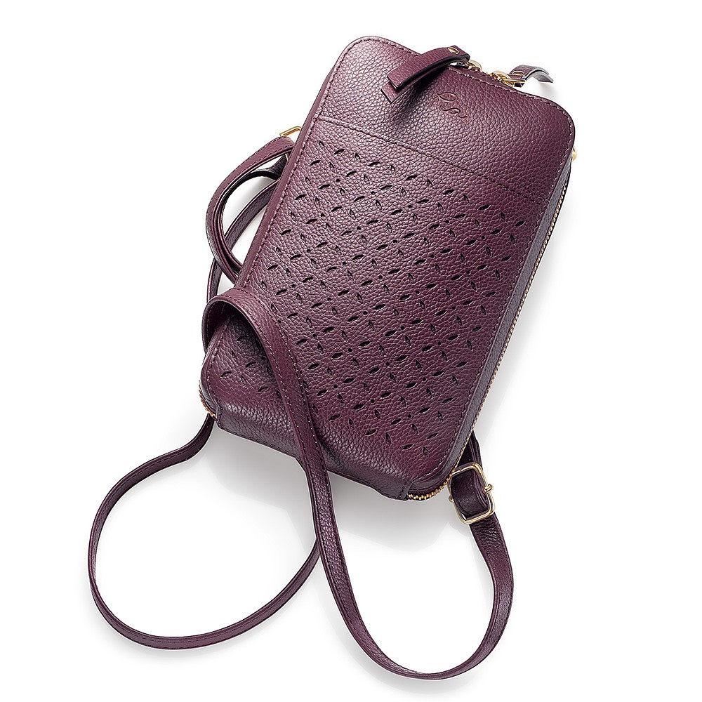 Grape Escape Leather Organiser Bag