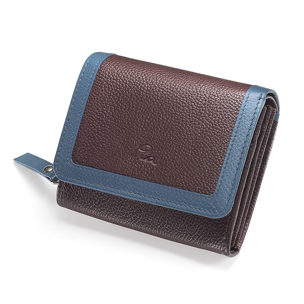 Draw the Line Wine Leather Purse