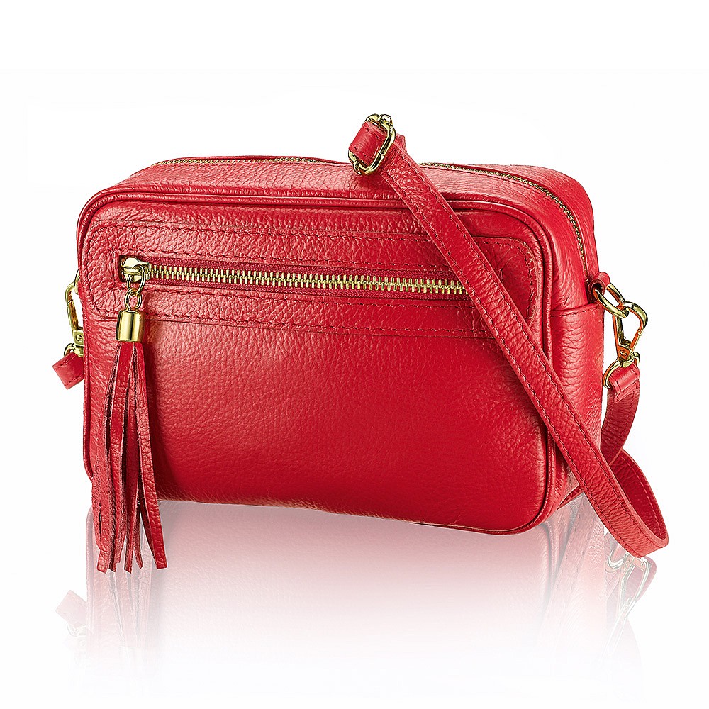 Paint the Town Leather Cross-Body Bag