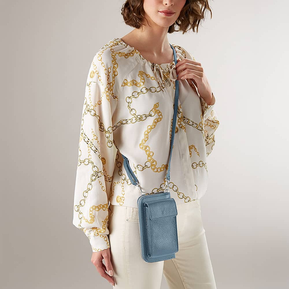 Walk This Way Denim Cross-Body Bag