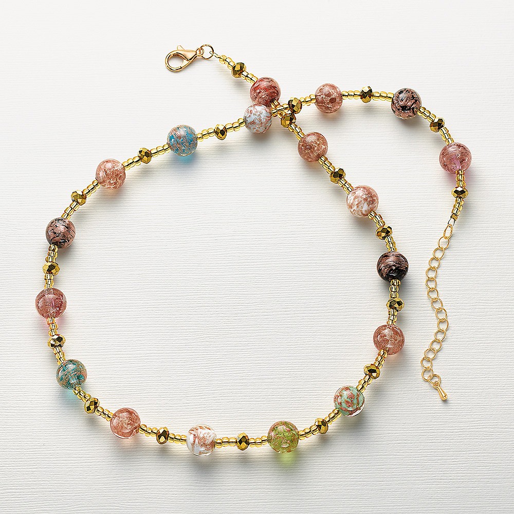 Live Your Bliss Murano Necklace