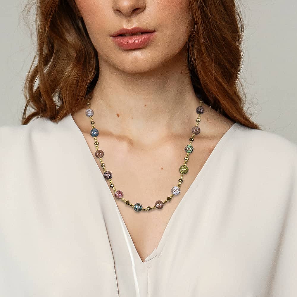 Live Your Bliss Murano Necklace