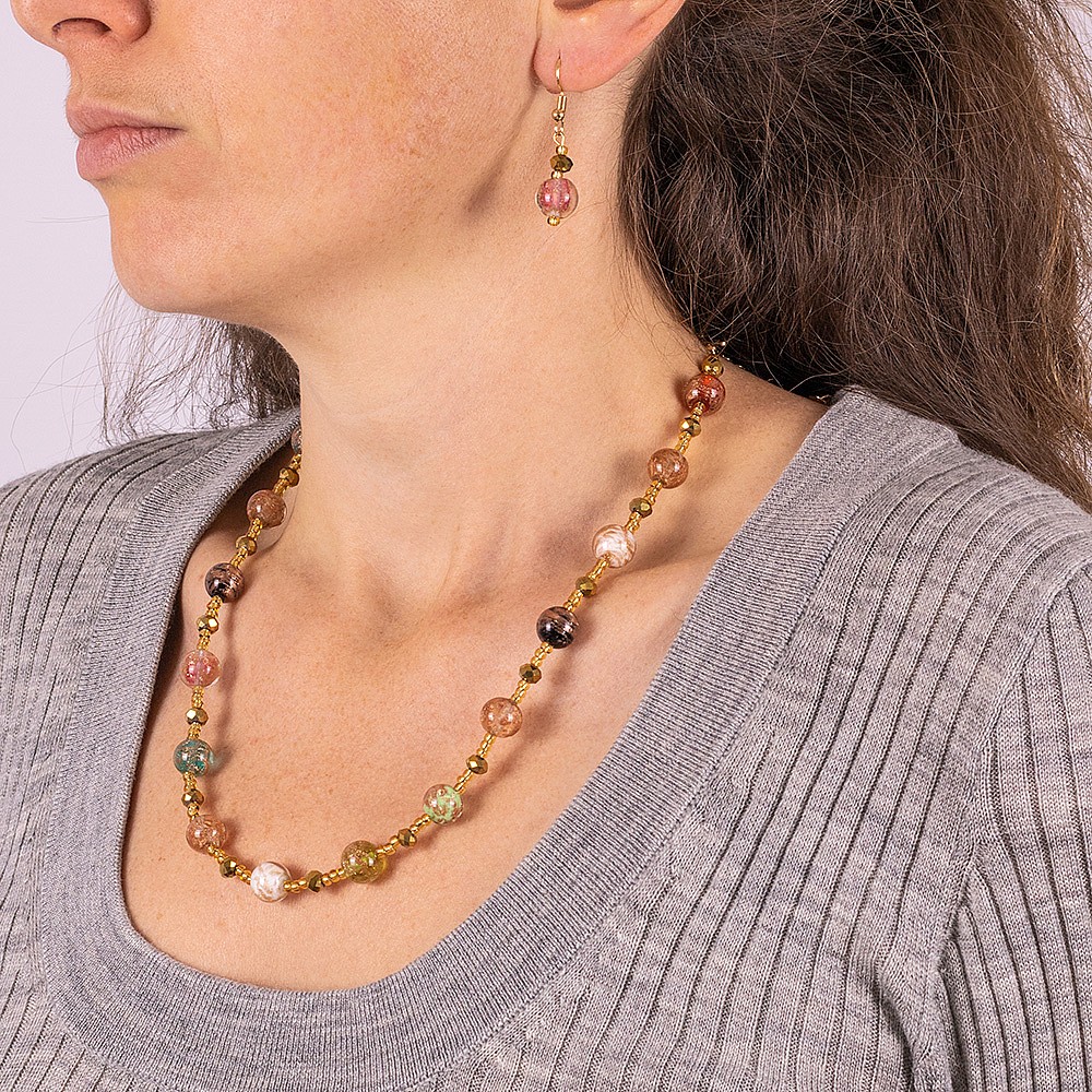 Live Your Bliss Murano Necklace