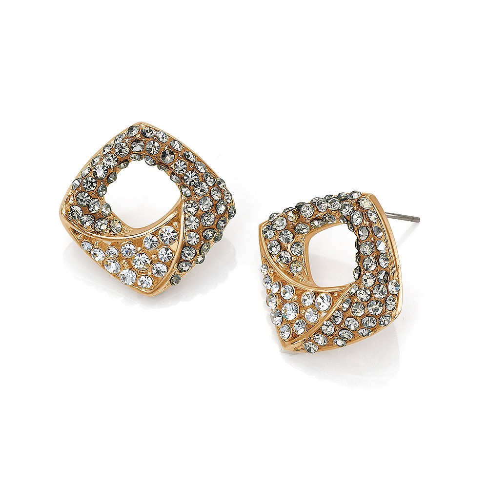 Deco Duality Stud Earrings