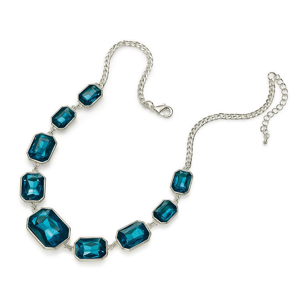 Taken With Teal Crystal Necklace