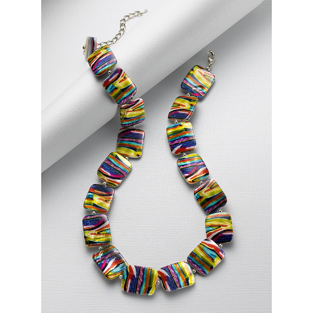Painterly Passions Shell Necklace
