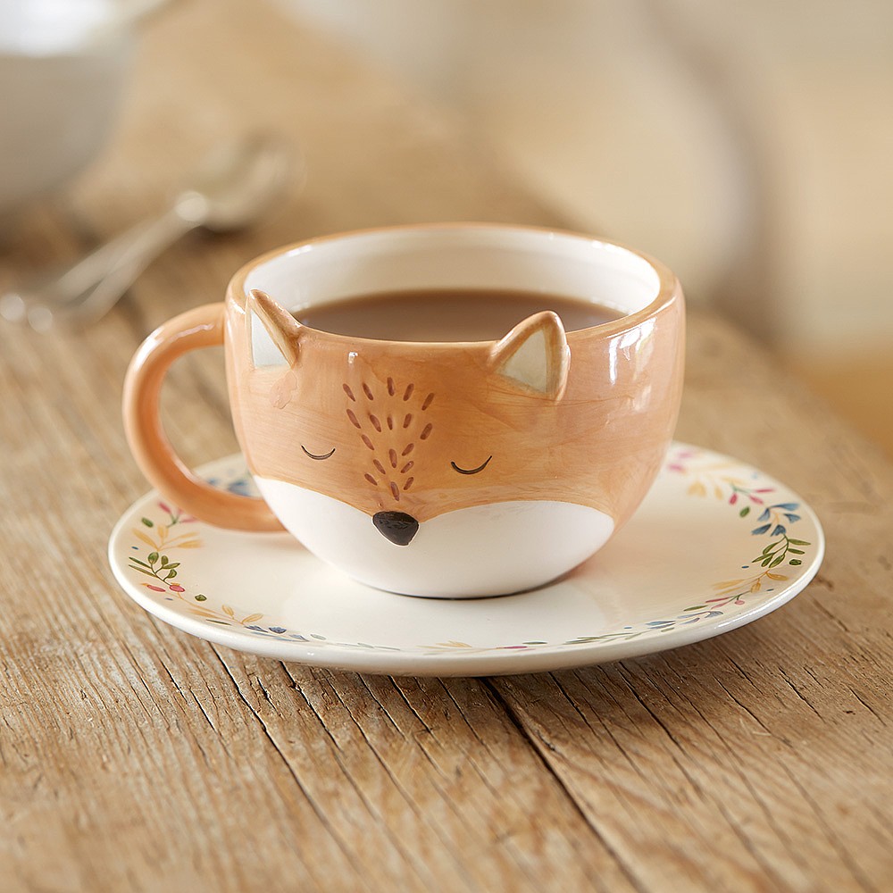 Flawless Fox Cup and Saucer