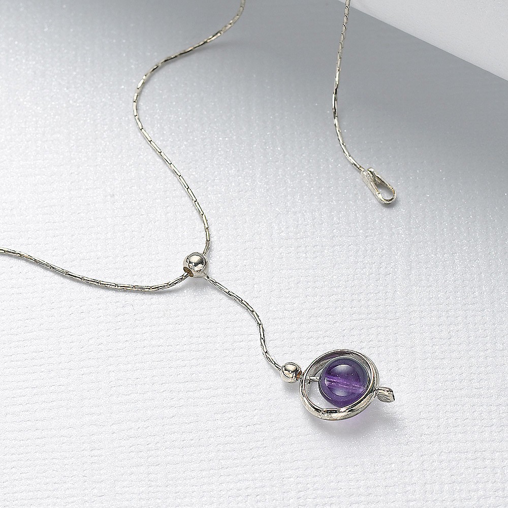 Purple Allure Amethyst Necklace