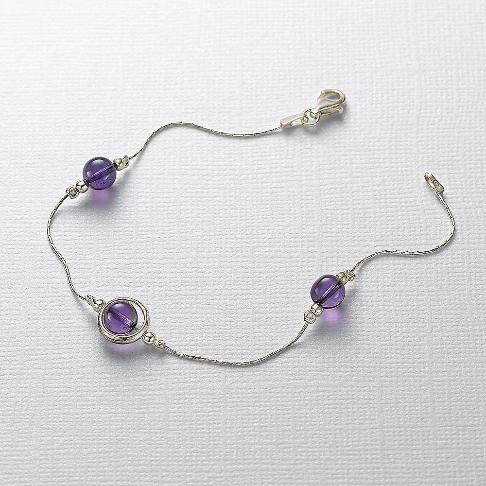 Purple Allure Amethyst Bracelet
