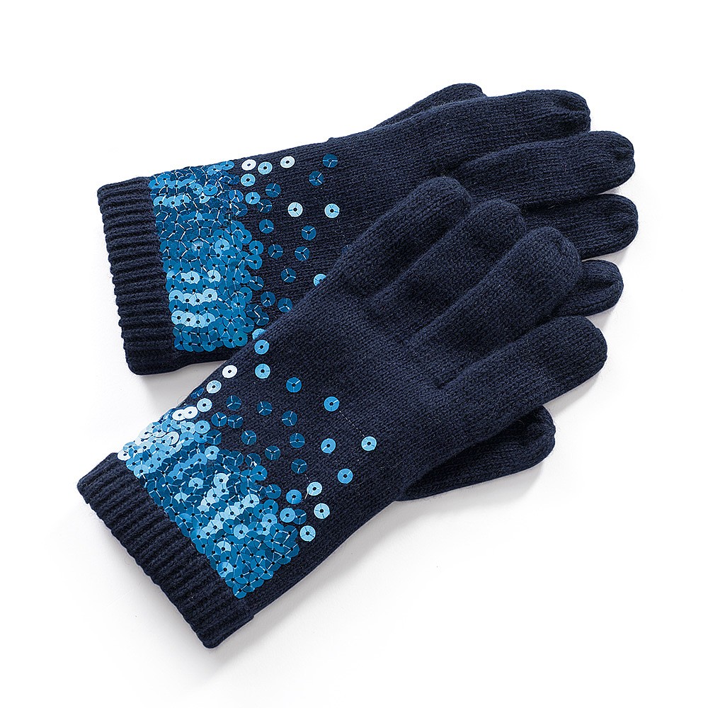 Midnight Skies Sequin Gloves