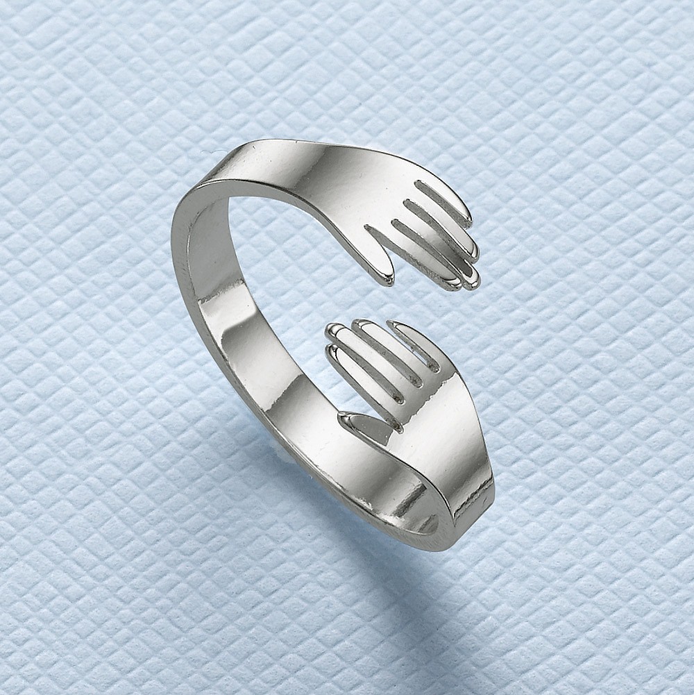 Hold Onto Hope Silver Ring