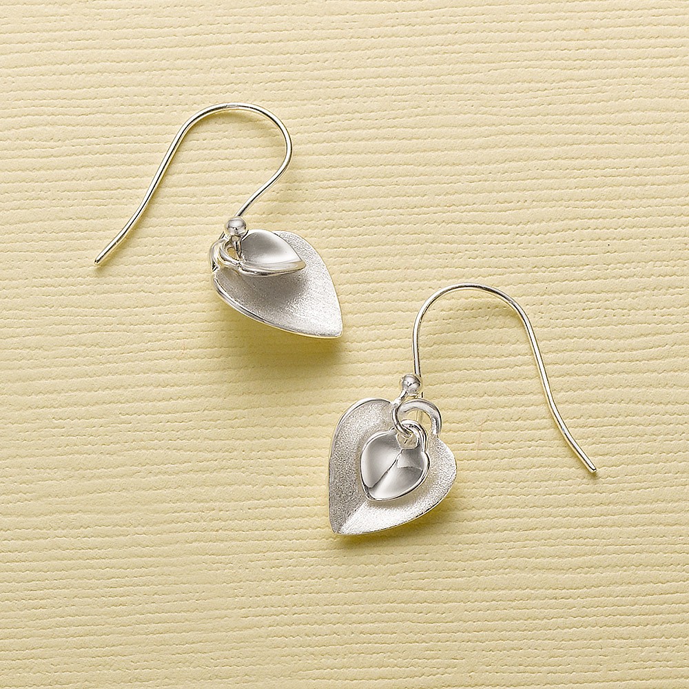 From Leaf to Leaf Silver Earrings