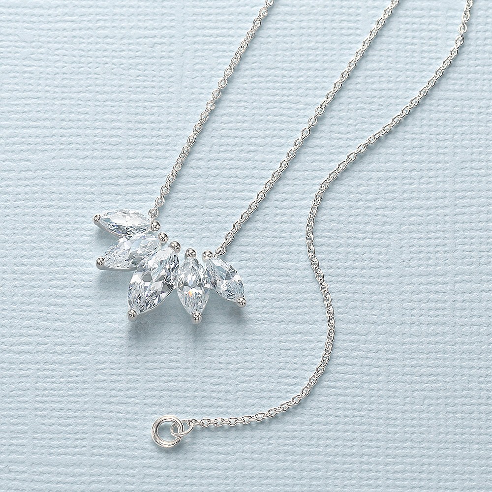 Icy Intrigue Crystal Pendant