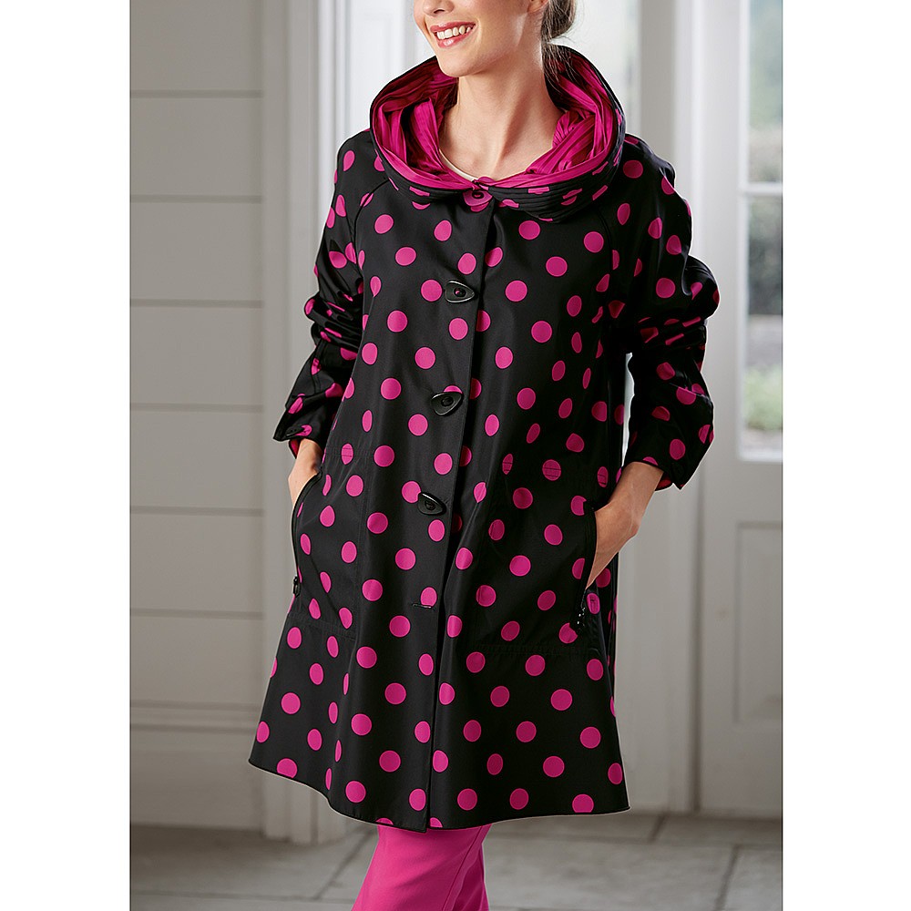Polka Dot Persuasion Raincoat