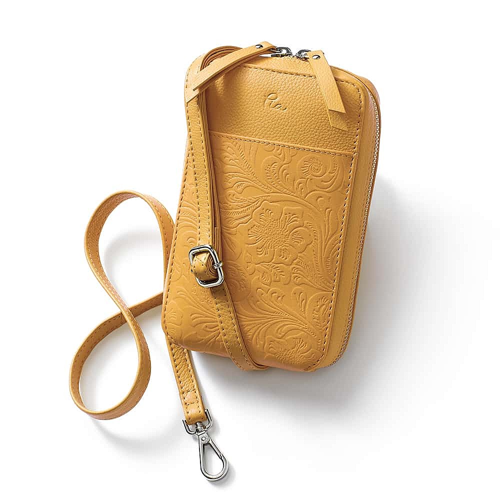 A Hint of Honey Leather Organiser Bag
