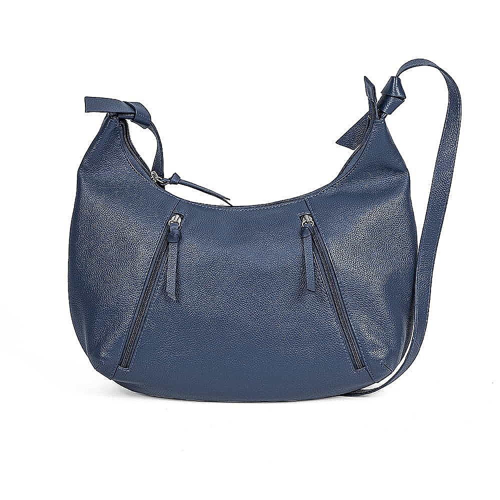 Denim in the Detail Leather Bag