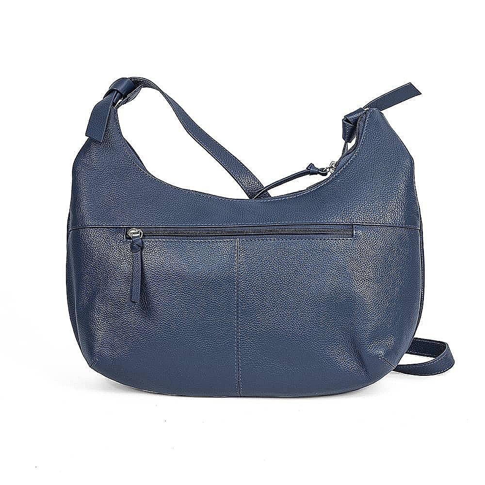 Denim in the Detail Leather Bag