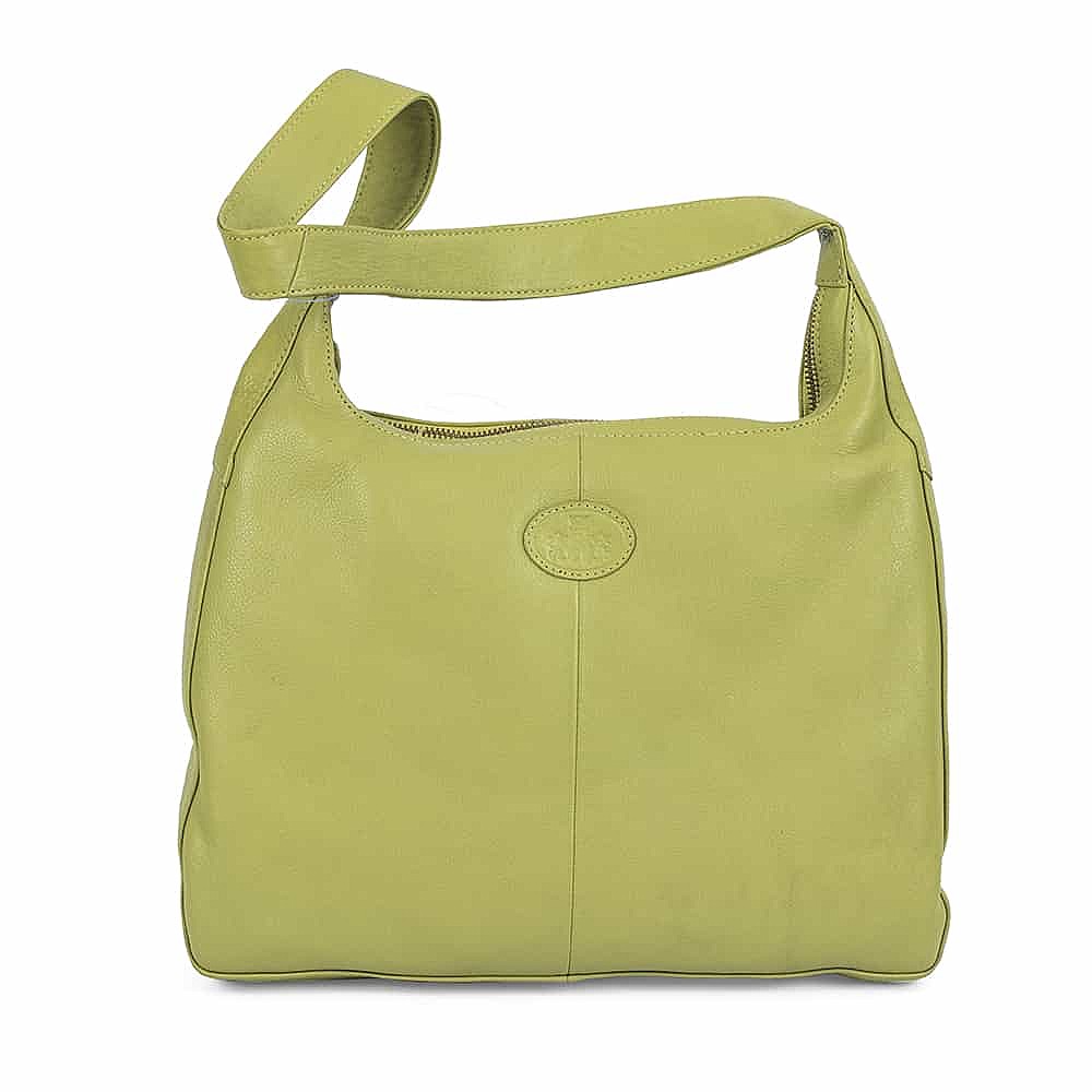 Lime-Light Leather Shoulder Bag